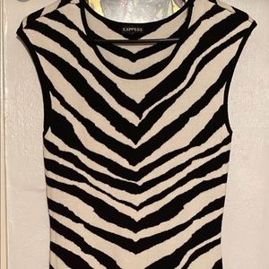 Express Zebra Print dress size M
